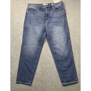 Kancan Jeans Womens Size 15 Blue Relaxed High Rise Straight Denim NWT